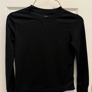 Fruit of the Loom black Long Sleeve Shirt boys size 8 like new